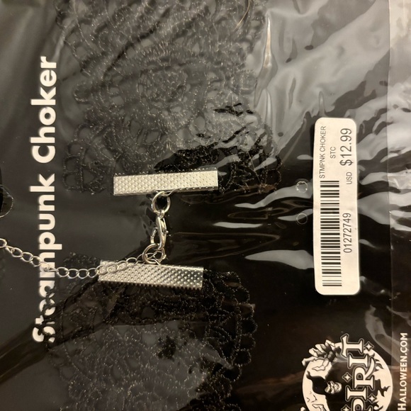 Spirit Halloween Steampunk Tiered Skirt and Peasant Blouse Costume Set, Sz L - Picture 14 of 16